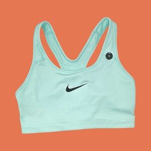 Nike Dri-Fit Sports Bra Women’s Medium Aqua Blue Racerback New Without Tags